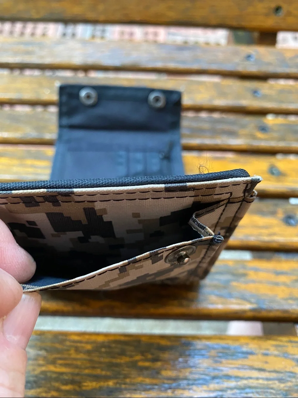 Jeminal tactical Bifold nylon wallet Digital Camo